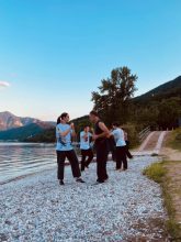 Allenamenti estivi al lago
